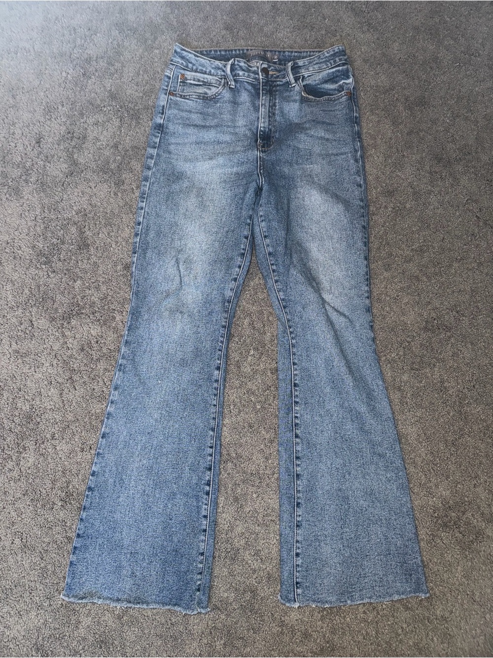 Just USA Light Blue High-Rise Flare Jeans